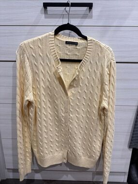Brandy Melville Pastel Yellow Cardigan